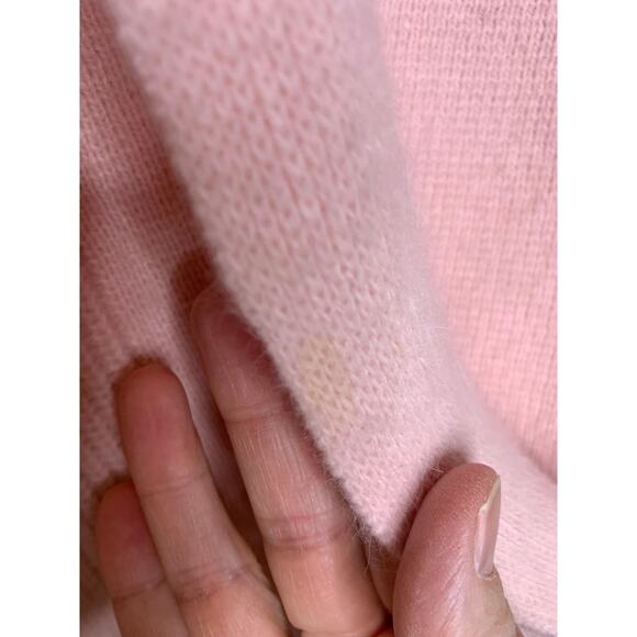 JH Collectibles Pink 90s Angora Wool Sweater Vest Sz Medium - Picture 8 of 11